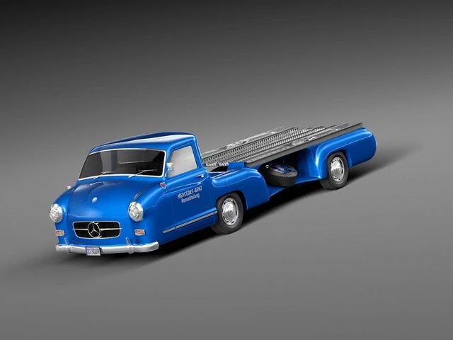 Mercedes-Benz Renntransporter 1954 3D Model by SQUIR