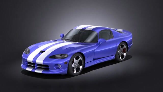 希少　新品　ワイルドスピード　1996年式　Dodge Viper　GTS Speed Wheels 1996 Dodge Viper GTS ~ Blue with White Stripe