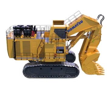 Komatsu PC8000 Shovel - 3D Model by ArqArt