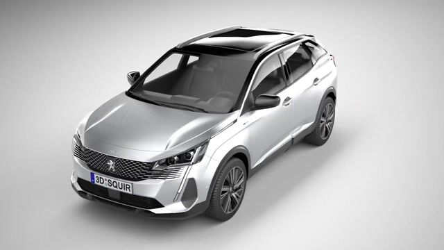 Peugeot 3008 2021 - 3D Model by SQUIR
