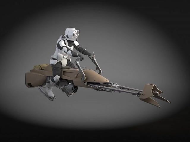 Amazon.com: BANDAI Hobby Star Wars 1/12 Scout Trooper