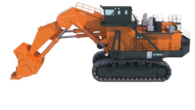 Hitachi Ex8000 - 3D Model by ArqArt