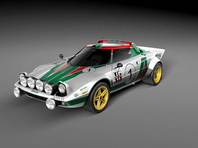 Lancia Stratos HF 1974 - 3D Model by SQUIR