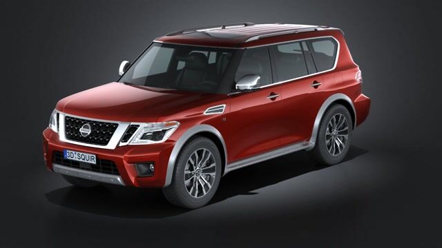 Nissan Armada 2017 3D Model by SQUIR