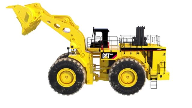 Wheel Loader CAT 994F - 3D Model by ArqArt