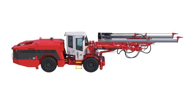 Two-Boom Drill Rig Sandvik DD421 3D Model by ArqArt