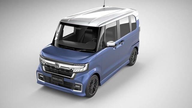 Honda N-Box Custom 2022 3D Model by SQUIR