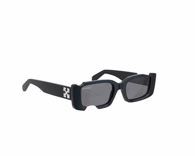Off-White Cady Cut-Out Rectangular Frame Sunglasses 3D Model by 3dmonk