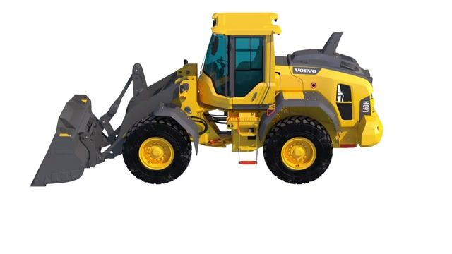 Wheel Loader Volvo L60H - 3D Model by ArqArt