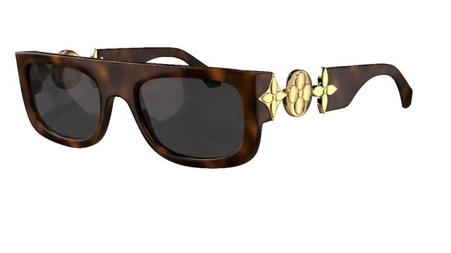 Louis Vuitton Monogram Tribute Sunglasses - 3D Model by 3dmonk