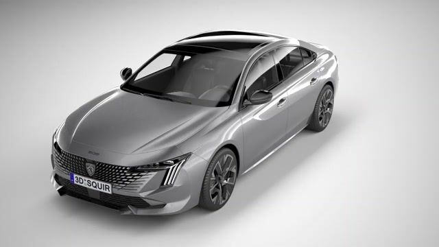 完成品 追加画像 改修詳細 Peugeot 508 2023 - 3D Model by SQUIR