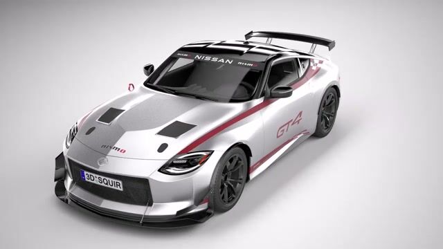 Nissan Z GT4 2023 - 3D Model by SQUIR